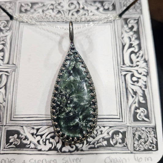 Private Listing - Seraphinite Pendant